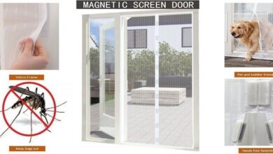 Keep The Bugs Out With our Magnetic Door Mesh Screen